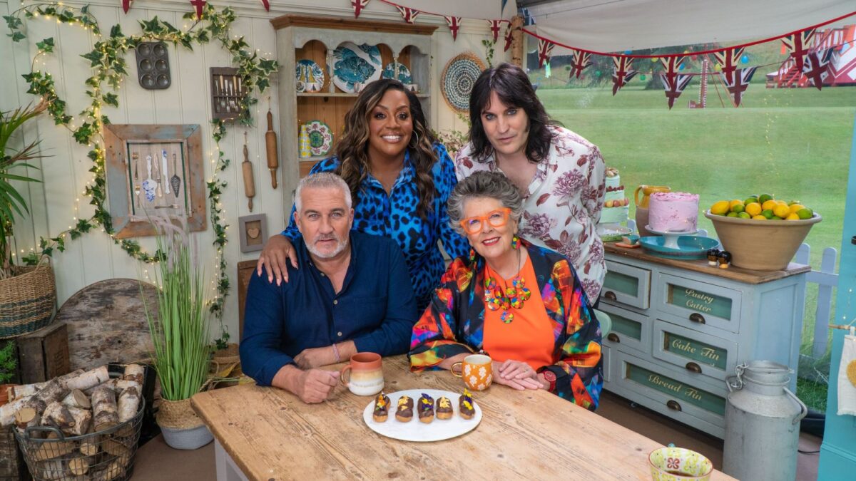 Bake Off judges and hosts Paul, Prue, Alison and Noel