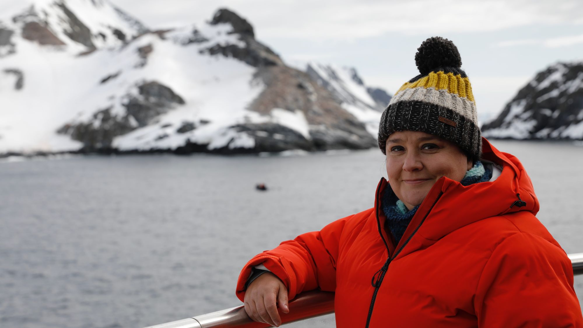 Susan Calman on Antarctica Cruise