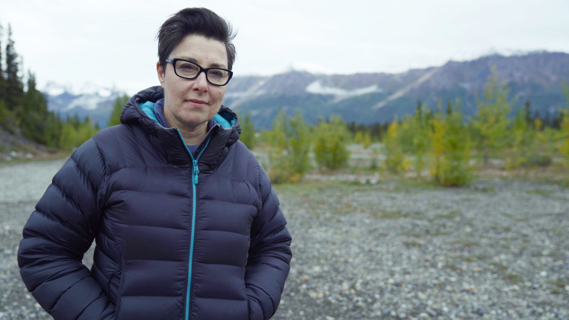 Sue Perkins [Presenter] in Wrangle St Elias National Park